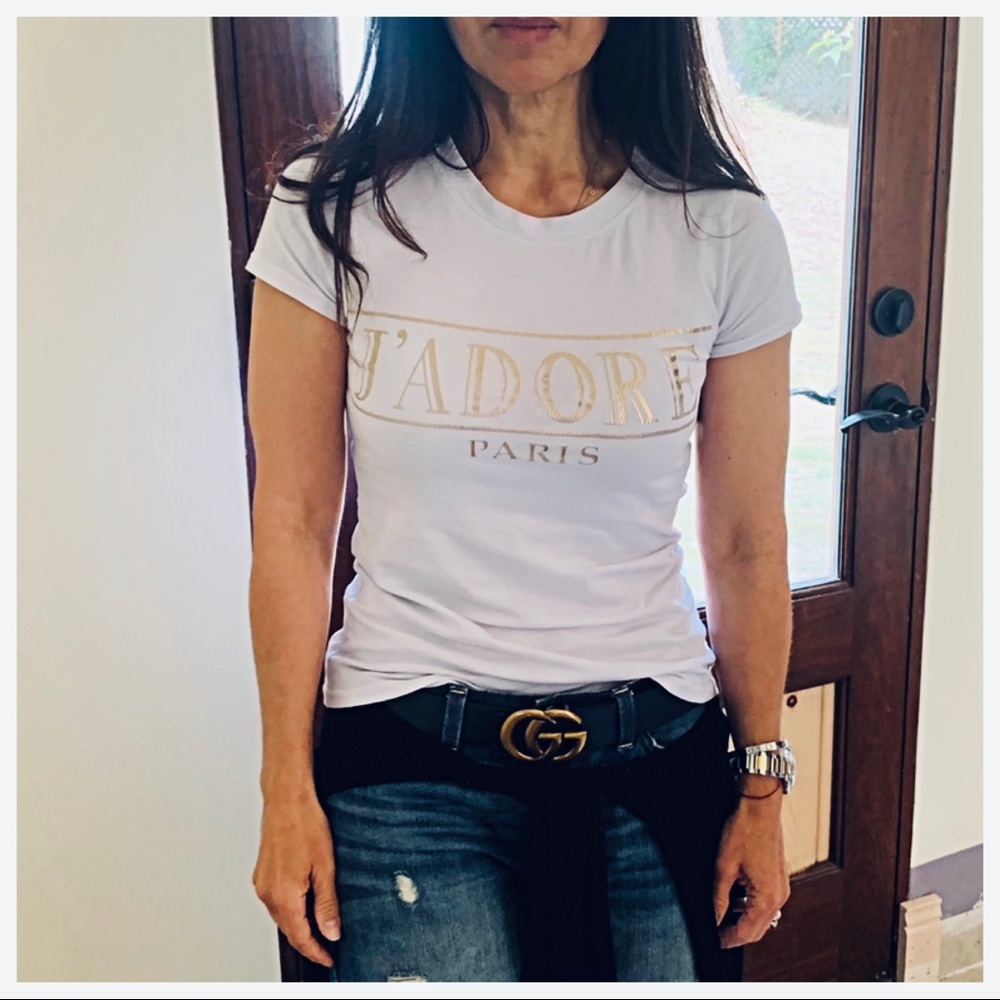 ✨LAST ONE✨PARIS✨J’ADORE PARIS T-shirt - Picture 4 of 5